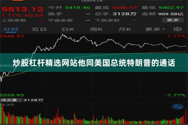 炒股杠杆精选网站他同美国总统特朗普的通话